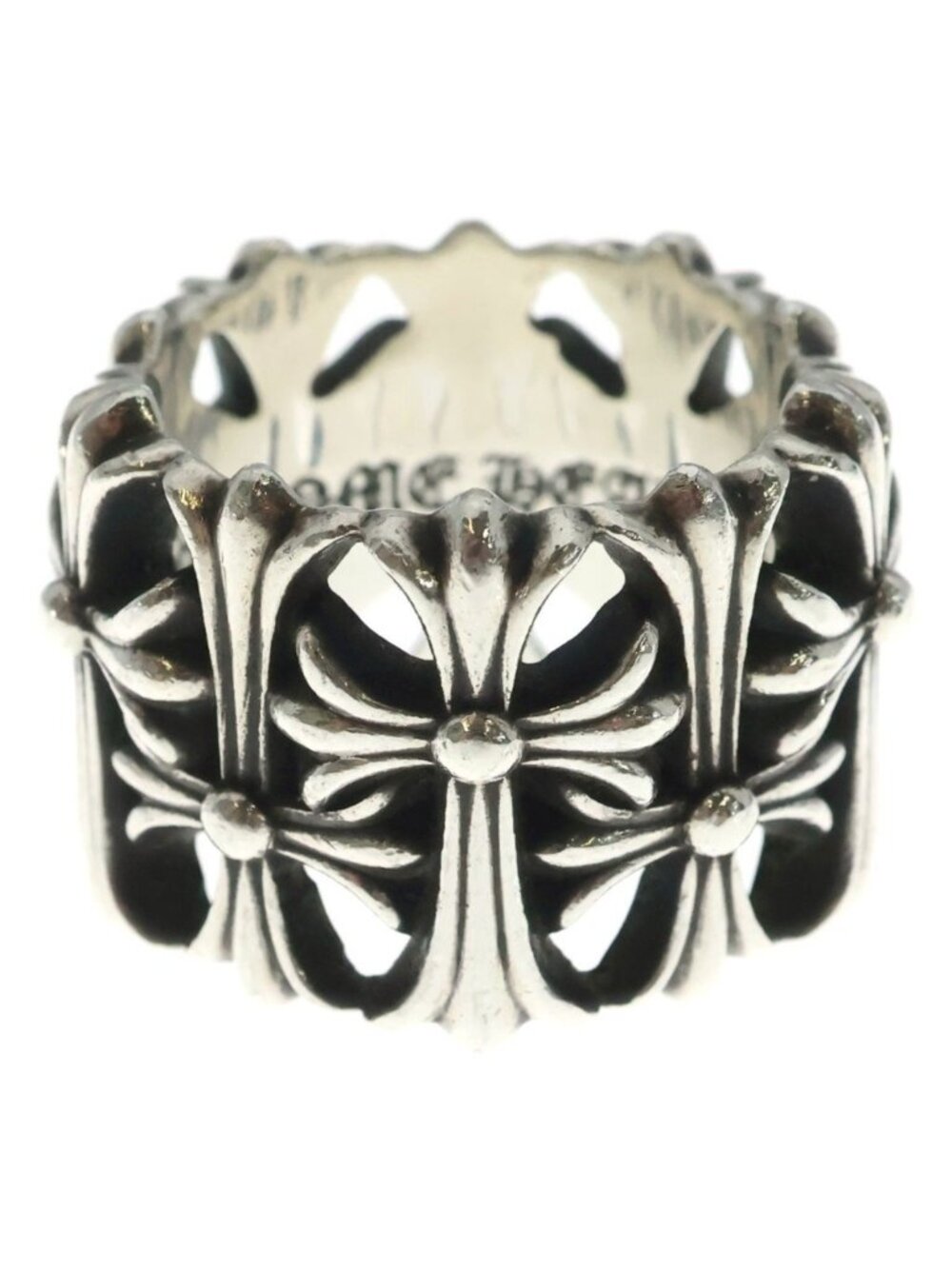 Chrome Hearts Cemetery Black Sling Silver